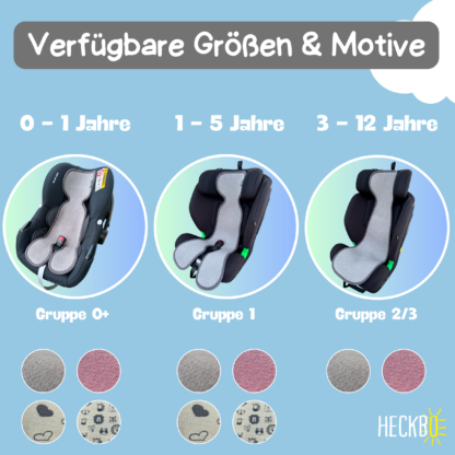 Autositz Sitzauflage Gruppe 2/3 Grau – Bild 6